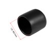 sourcing map 5pcs Rubber End Caps 21mm ID Vinyl Round