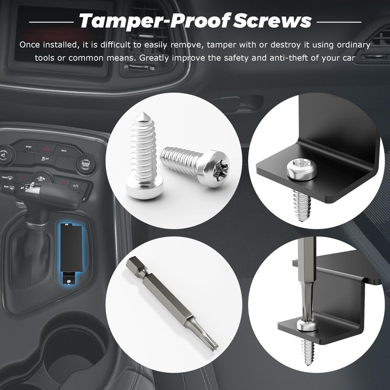 Anti-Theft Steel Neutral Cover Plate, Tamper-Proof Screws Comes with T-20