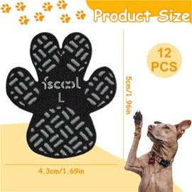 Anti-Rutsch-Hundesocken 12er-Pack Hundepfotenschutz Anti-Rutsch-Hundematte für den Innenbereich Anti-Rutsch-Hundesocken zum Spazierengehen verhindern Verbrennungen bei Outdoor-Aktivitäten