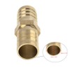 sourcing map Brass Barb Hose Connection Straight Connection for Water
