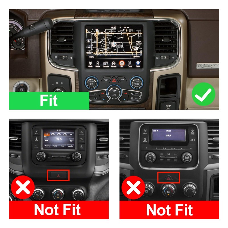 Android 13 Car Radio for 2+32G Dodge RAM 1500/2500/3500 2013-2018