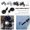 goodfitment - Bar End Motorcycle Mirrors, Universal Round 7/8" Handle