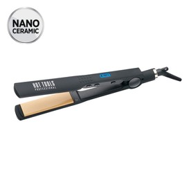 HOT TOOLS Professional Wide Plate Digital Salon Flat Iron for Reduced Frizz, 1 1/4 Inches