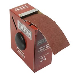 1-1/2" x 10 Yard Abrasive Sanding Cloth Roll (150 Grit Roll)