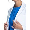 Cherokee Women Scrubs Lab Coat 28'' Consultation CK451, XS, White
