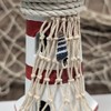 com-four® 2-Piece Maritime Decoration Set - Decorative Wooden Sailing Ship