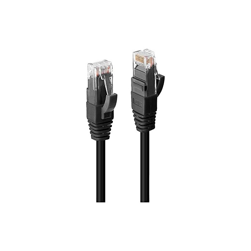 LINDY Cat.6 UTP Premium PatchCable, halogen-free, black, 0,