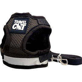 Travel Cat: The True Adventurer - Reflective Cat and Kitten Harness and Leash Set for Walking - Lightweight, Breathable, Snug Fit - Strong Leash with Sturdy Snap Clip