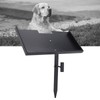Grave Marker Stand, Heavy Duty Iron Memorial Stone Stand for