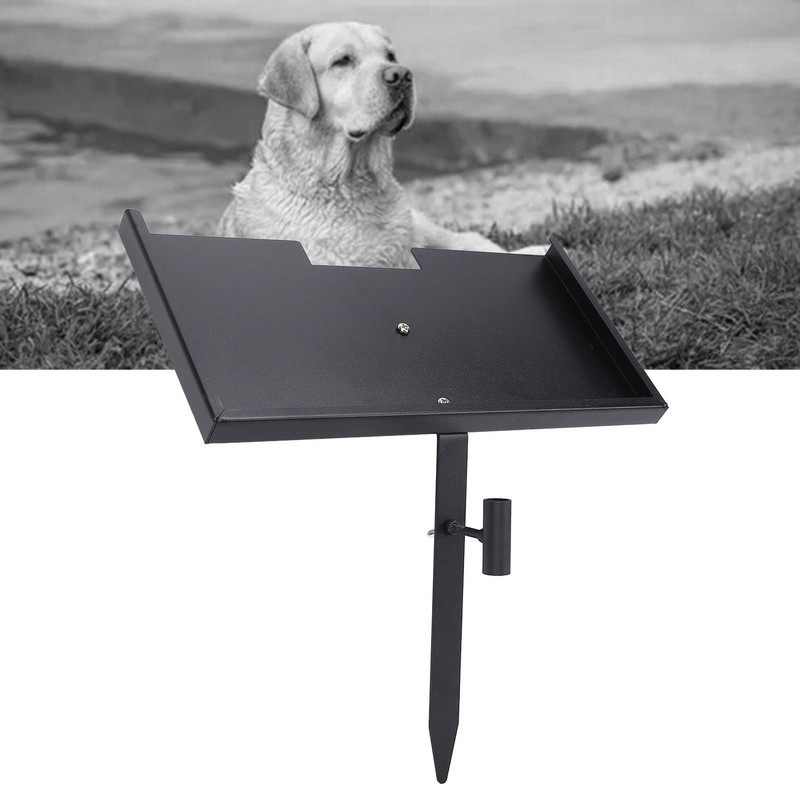 Grave Marker Stand, Heavy Duty Iron Memorial Stone Stand for