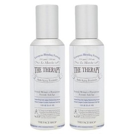 THE FACE SHOP The Therapy Moisture Drop Anti-Aging Serum 45ml x 2 / 더페이스샵 더테라피 수분드롭 항.노.화 세럼 45ml 2개