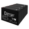 Mighty Max Battery 6V 12AH F2 SLA Battery for Fire