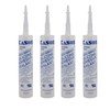 Kason 3700 Series Rubbaseal Silicone Sealant, Pack of 4, White
