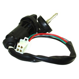 TC-Motor 4 Pin Wire On Off Stop ATV Kill Ignition Key Switch for 50cc 70cc 90cc 110cc 125cc Engine Chinese Go Kart 4 Wheeler Quad