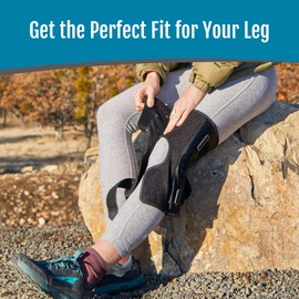 BIOSKIN Wraparound - Rodillera de compresión para dolor patelofemoral y trastornos de seguimiento de la rótula (M)