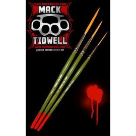 3 Pinstriping Brushes Andrew Mack Serie Mack Tidwell