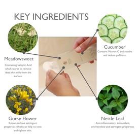 RHUG Estate Wild Beauty - Rebalancing Skin Tonic with Meadowsweet | Refreshing Facial Toner | 120ml | Made in The UK