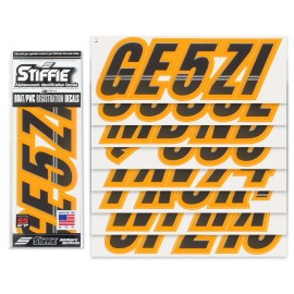 STIFFIE Techtron TT97-SS Sea-Doo Spark Registration Numbers BLACK/ ORANGE CRUSH