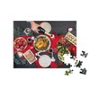 puzzleYOU: 100 Piece Christmas Dinner Table with Turkey View from