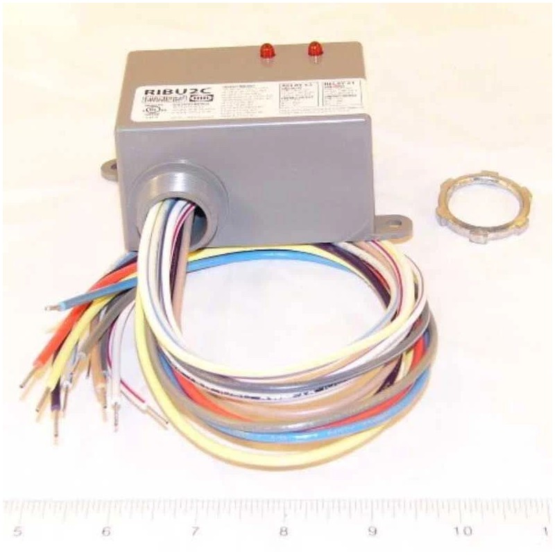 Functional Devices RIBU2C Enclosed Pilot Relays 10A SPDT with 10-30V