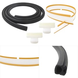 Zafina-UP 1154827601 Dishwasher Door Seal &809006501 Dishwasher Lower Seal &154701001 Dishwasher Splash Shield Replacement for Frigidaire, for Kenmore, for Gibson, for Electrolux,for Tappan, for Sears