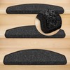 Kettelservice-Metzker Imago Stair Mat, Semi-Circular with Fleece Backing, Non-Slip Thanks