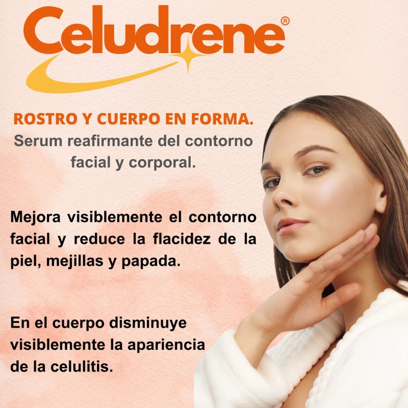Serum Reductor De Papada Y Mejillas Celudrene 250 Ml
