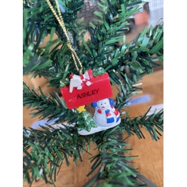 Kurt Adler Snowman Christmas Tree Name Ornament  Ashley