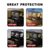 ZIDIYORUO Soft Rear Windshield for Yamaha Rhino & Massimo UTVs