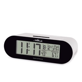Atlanta 1869 Radio-Controlled Alarm Clock with Pop-Up Display