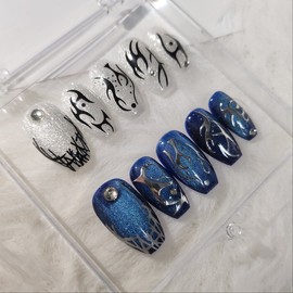 [Handmade Nail Tips] Astronaut - Lipstick / [수제네일팁] Astronaut - 립스틱