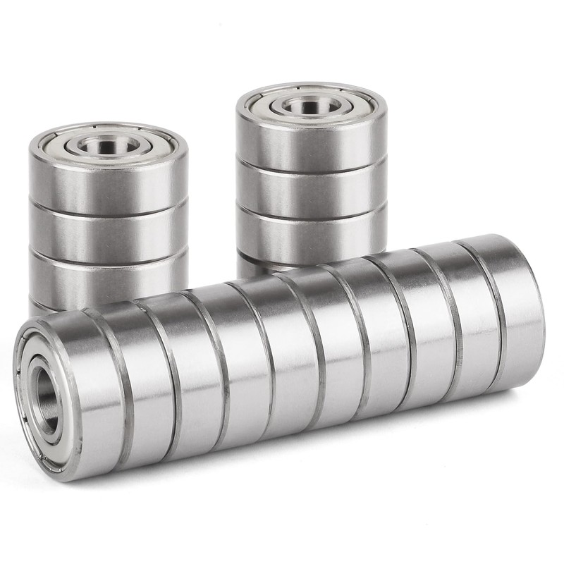 Niooliuk Pack of 20 608 ZZ Skateboard Bearings, Double Shielded,8x22x7