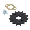 BAOUFF 15 Tooth Steel Front Sprocket for Hawk 250,Dirt Bike