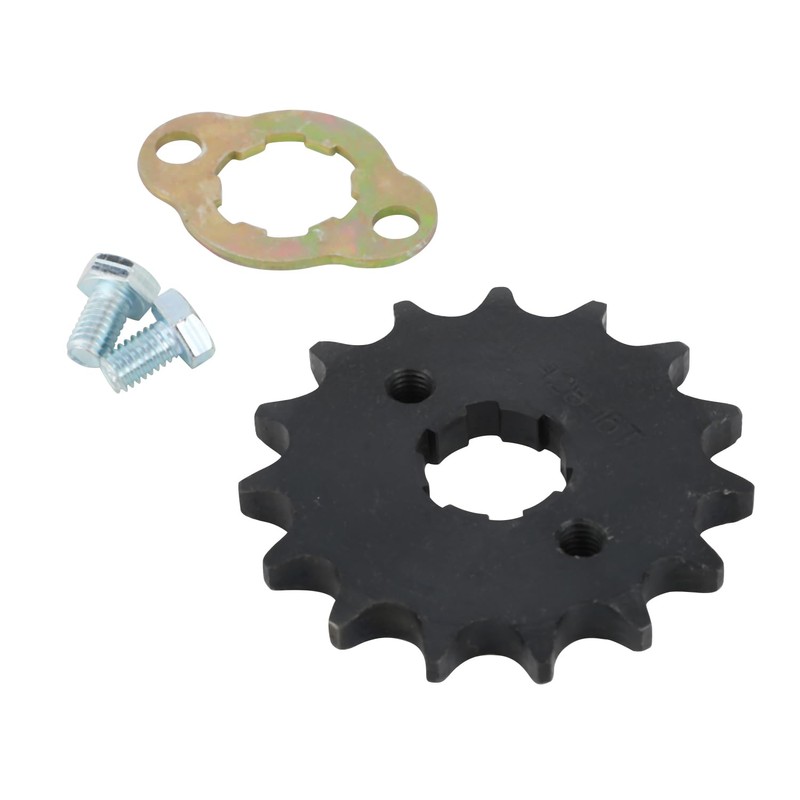 BAOUFF 15 Tooth Steel Front Sprocket for Hawk 250,Dirt Bike