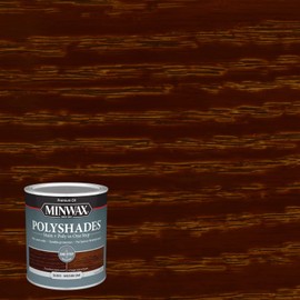 Minwax PolyShades Wood Stain + Polyurethane Finish – Quart, Mission Oak, Gloss