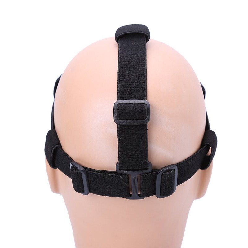 Restokki Elastic Headlamp Strap, Headlamp Strap Black Flashlight Headband for