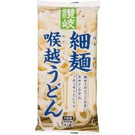 Sanuki Kagawa Sanuki Hosomen Nodogoshi Thin Udon Japanese Noodle   600g Soup