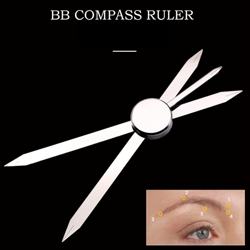 Eyebrow Drawing Tools Compass Guide Template Tools Makeup Shaping Stencils