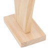 2pcs Wooden Necklace Display Stand Vase Shaped Light Weight Solid