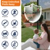 DAWNTREES Magnetic Screen Door Screen 150x240cm Magnetic Closure, Heavy-Duty Mesh