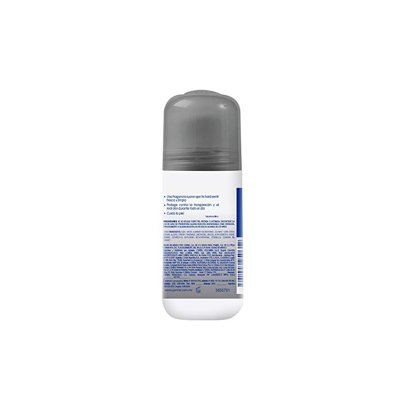 Garnier Obao Roll-On Regular Piel Delicada, 65 gr