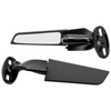 2pcs Motorcycle Wind Wing Mirror Multi Angle Adjustable Rotating Rear