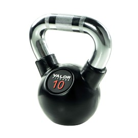 Valor Fitness CKB-10 Chrome Kettlebell, 10 lb
