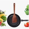 Wooden Spatula for Cooking, Premium Wooden Kitchen Spatula with Long
