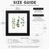 pf+a REAL GLASS 10x10 For 8x8 Black Square Picture Frame