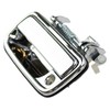 TRQ Front Left Exterior Door Handle Chrome Drivers Side Compatible