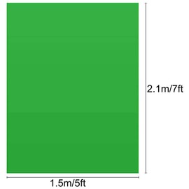 Green Screen Background Backdrop AOBETAK 5x7ft Thicker Fabric Photo Backdrop for Photography Studio Video Edition Live Streaming and Special Effects, Small