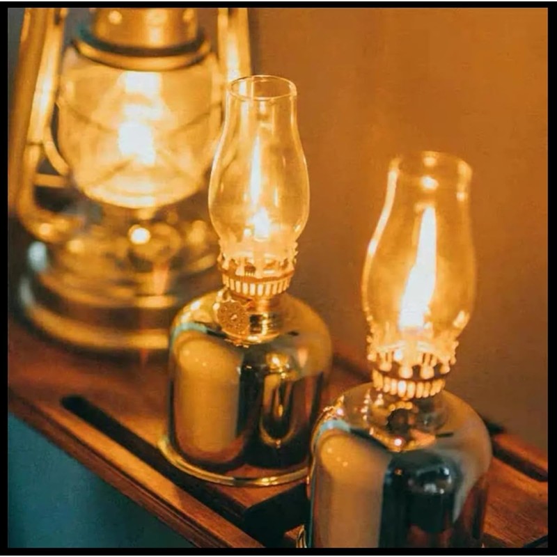 YOGOshop Fuel Lantern, Oil Lantern, Outdoor Camping Lantern (Electric Plating,