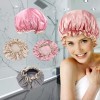 Coenii 5 Gorros De Baño Impermeable Ducha Mujere Doble Reutilizable