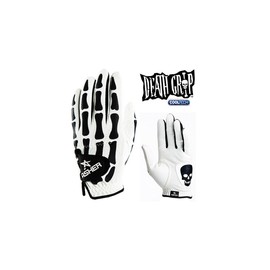 Asher Deathgrip Cooltech Golf Glove (White, Medium Large)